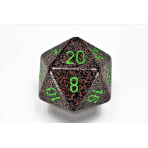 Chessex d20 34mm Speckled Earth | Odin's Place