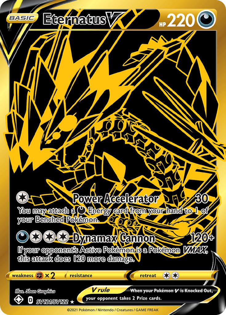 Eternatus V (SV121/SV122) [Sword & Shield: Shining Fates] | Odin's Place