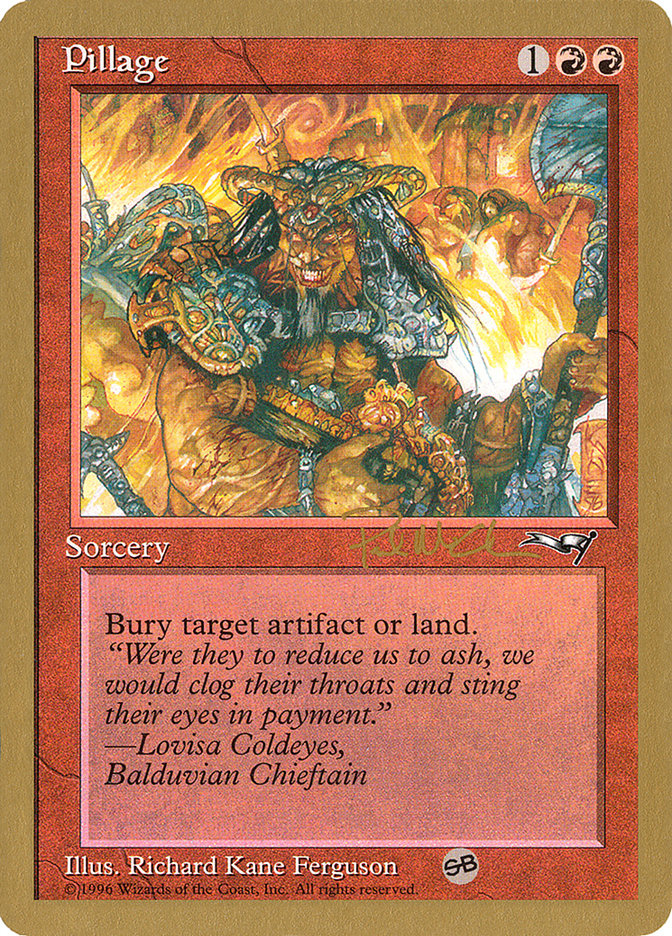 Pillage (Paul McCabe) (SB) [World Championship Decks 1997] | Odin's Place