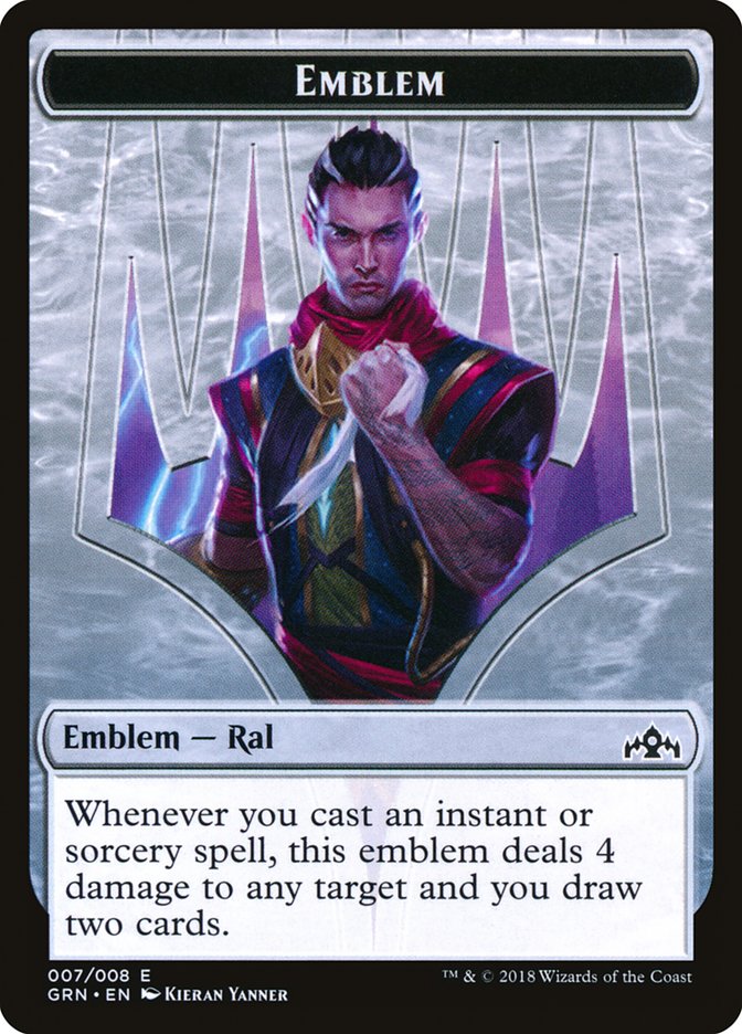 Ral, Izzet Viceroy Emblem (7) [Guilds of Ravnica Tokens] | Odin's Place