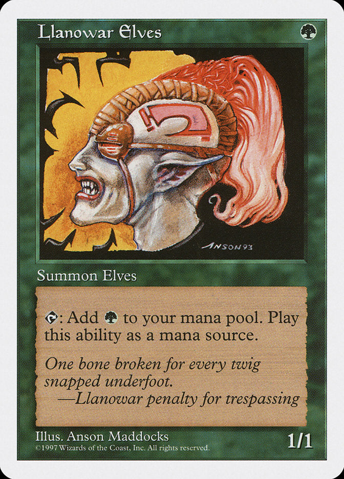 Llanowar Elves (313) [Fifth Edition] | Odin's Place
