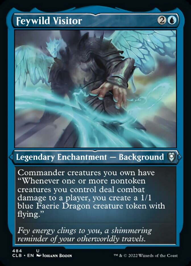 Feywild Visitor (Foil Etched) [Commander Legends: Battle for Baldur's Gate] | Odin's Place