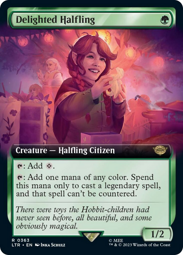 Delighted Halfling (Extended Art) [The Lord of the Rings: Tales of Middle-Earth] | Odin's Place
