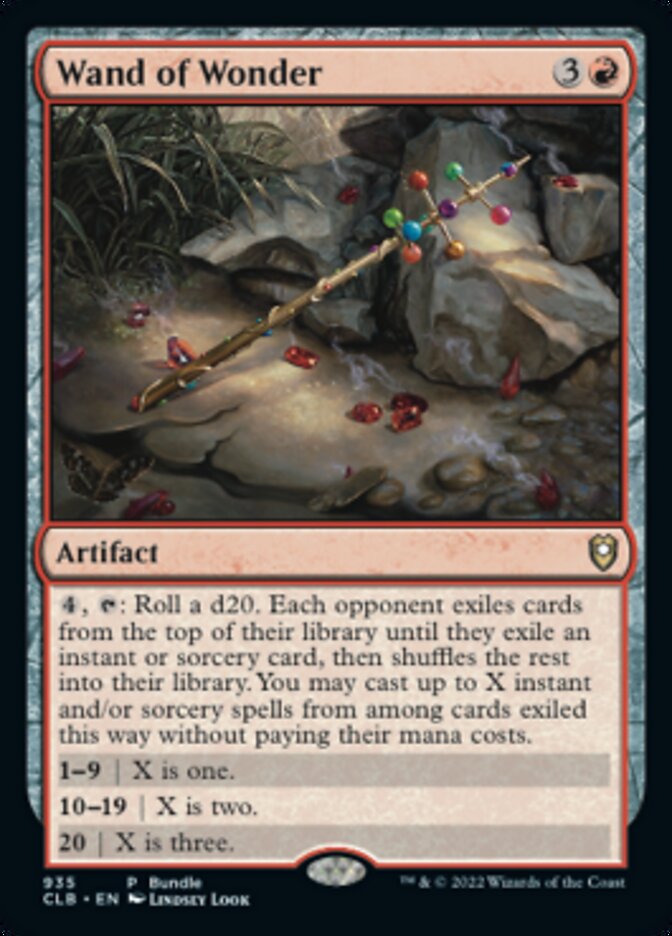 Wand of Wonder (Bundle) [Commander Legends: Battle for Baldur's Gate] | Odin's Place