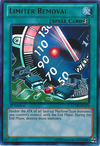Limiter Removal [LCYW-EN172] Ultra Rare | Odin's Place