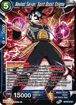 Masked Saiyan, Spirit Boost Enigma (Starter Deck - Darkness Reborn) (SD16-04) [Cross Spirits] | Odin's Place