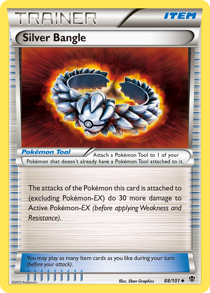 Silver Bangle (88/101) [Black & White: Plasma Blast] | Odin's Place