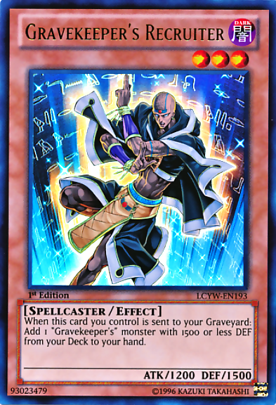 Gravekeeper's Recruiter [LCYW-EN193] Ultra Rare | Odin's Place