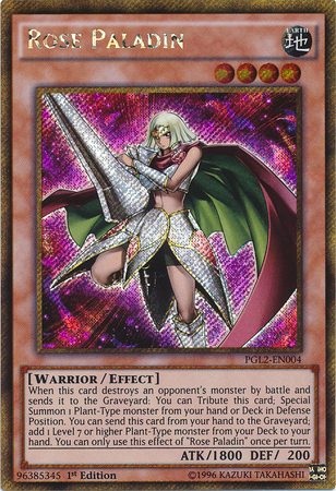 Rose Paladin [PGL2-EN004] Gold Secret Rare | Odin's Place