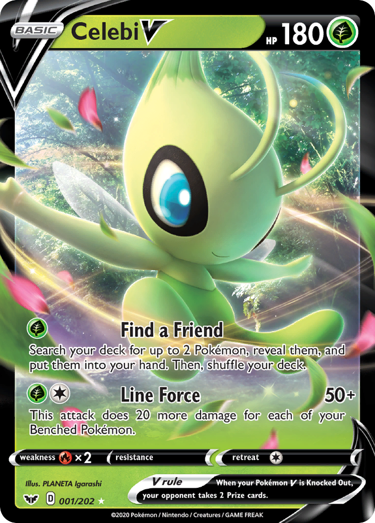 Celebi V (001/202) [Sword & Shield: Base Set] | Odin's Place