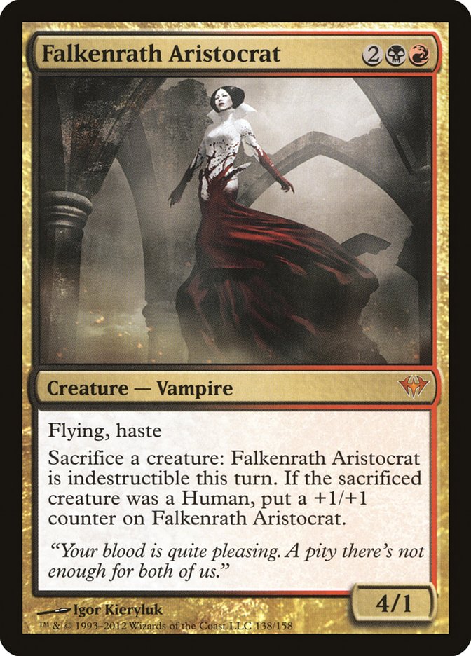Falkenrath Aristocrat (138) [Dark Ascension] | Odin's Place