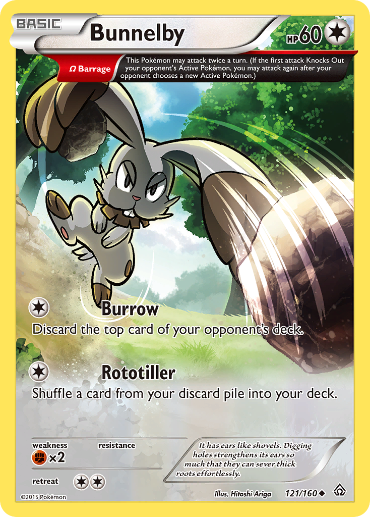 Bunnelby (121/160) [XY: Primal Clash] | Odin's Place