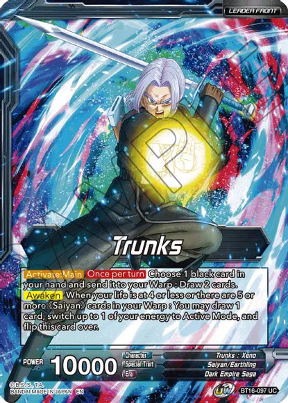 Trunks // SSG Trunks, Crimson Warrior (BT16-097) [Realm of the Gods] | Odin's Place