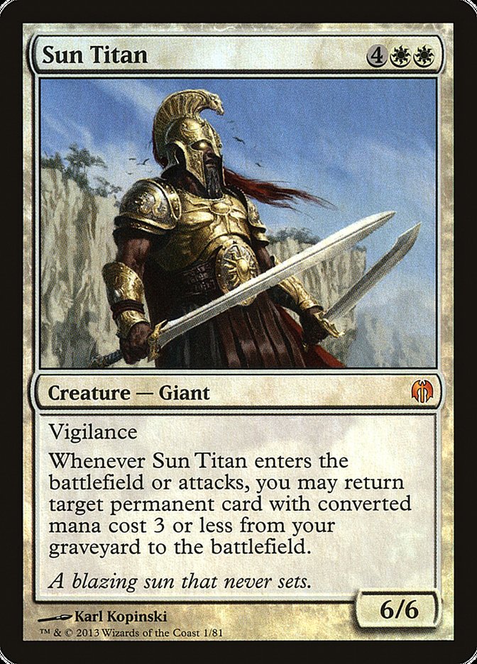 Sun Titan (1) [Duel Decks: Heroes vs. Monsters] | Odin's Place