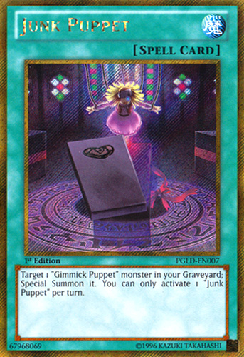 Junk Puppet [PGLD-EN007] Gold Secret Rare | Odin's Place