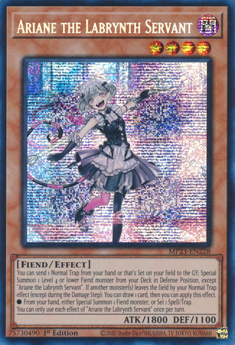 Ariane the Labrynth Servant [MP23-EN228] Prismatic Secret Rare | Odin's Place