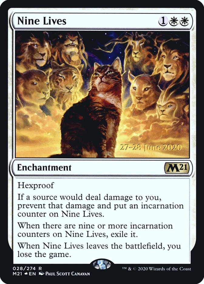 Nine Lives [Core Set 2021 Prerelease Promos] | Odin's Place
