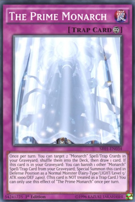 The Prime Monarch [SR01-EN034] Common | Odin's Place