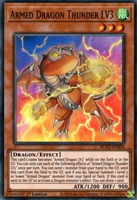 Armed Dragon Thunder LV3 [BLVO-EN004] Super Rare | Odin's Place