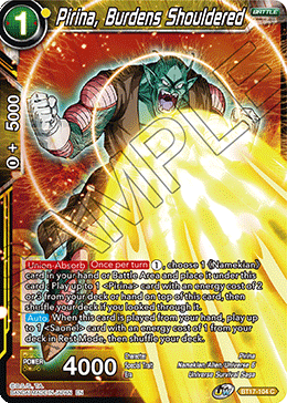 Pirina, Burdens Shouldered (BT17-104) [Ultimate Squad] | Odin's Place