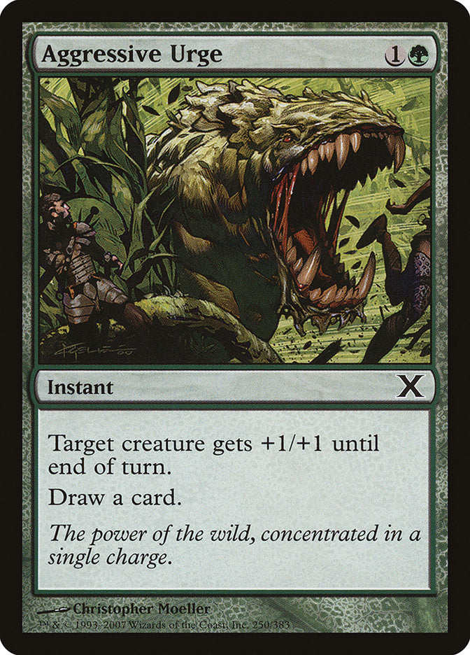 Aggressive Urge (250) [Tenth Edition] | Odin's Place