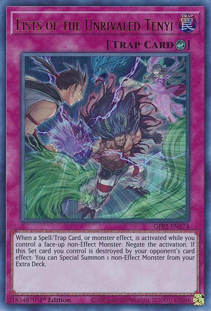 Fists of the Unrivaled Tenyi [GFP2-EN174] Ultra Rare | Odin's Place