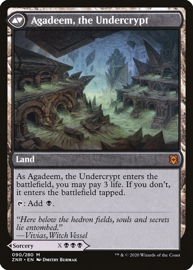 Agadeem's Awakening // Agadeem, the Undercrypt [Zendikar Rising] | Odin's Place