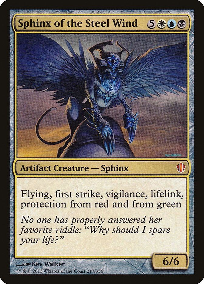 Sphinx of the Steel Wind (217) [Commander 2013] | Odin's Place