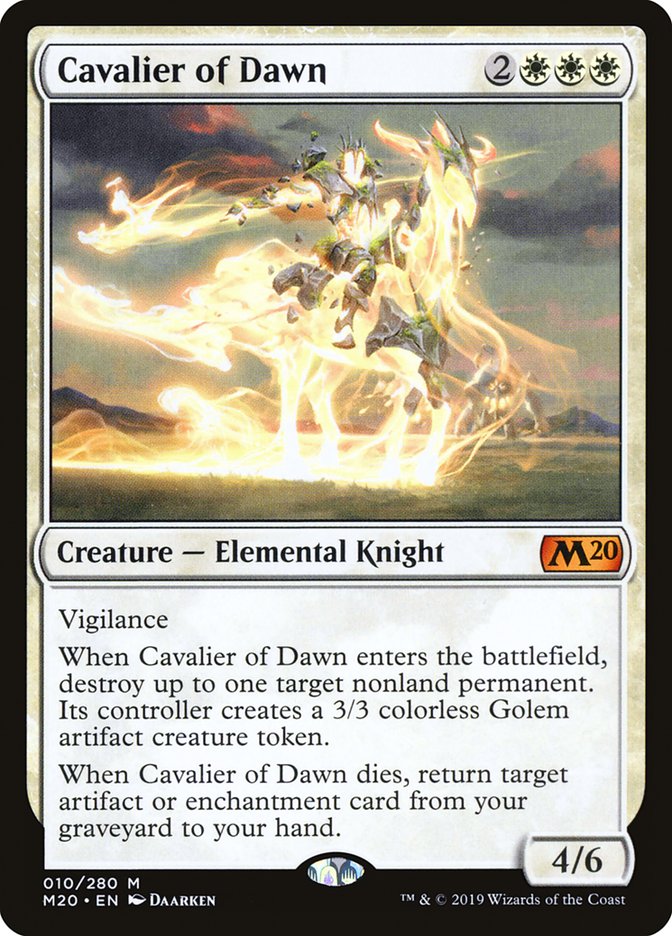 Cavalier of Dawn [Core Set 2020] | Odin's Place