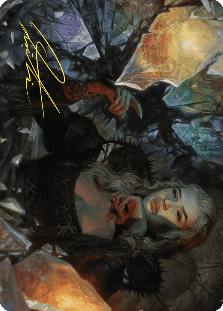 Prophetic Prism Art Card (Gold-Stamped Signature) [Wilds of Eldraine Art Series] | Odin's Place