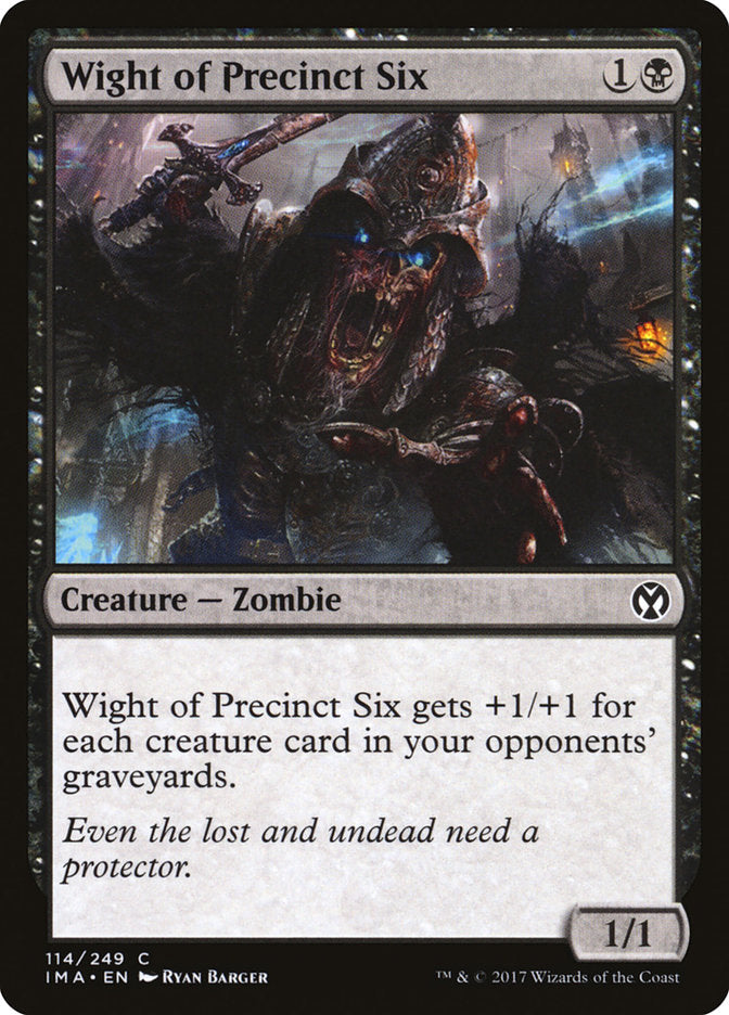 Wight of Precinct Six (114) [Iconic Masters] | Odin's Place