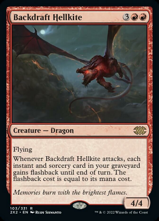 Backdraft Hellkite [Double Masters 2022] | Odin's Place