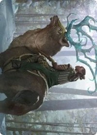 Boreal Outrider Art Card [Kaldheim Art Series] | Odin's Place