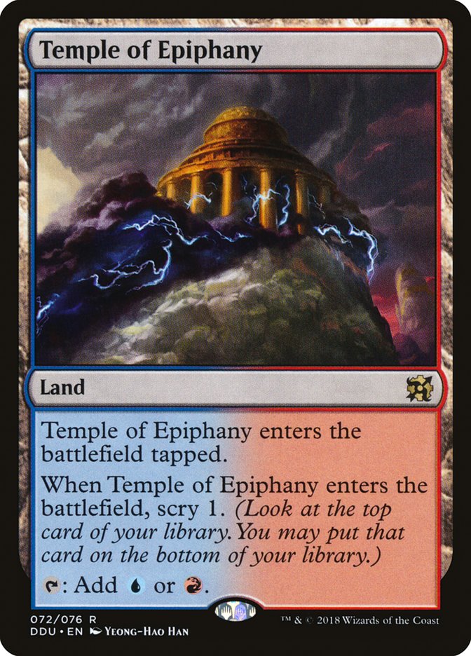 Temple of Epiphany (72) [Duel Decks: Elves vs. Inventors] | Odin's Place