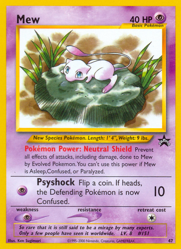 Mew (47) [Wizards of the Coast: Black Star Promos] | Odin's Place