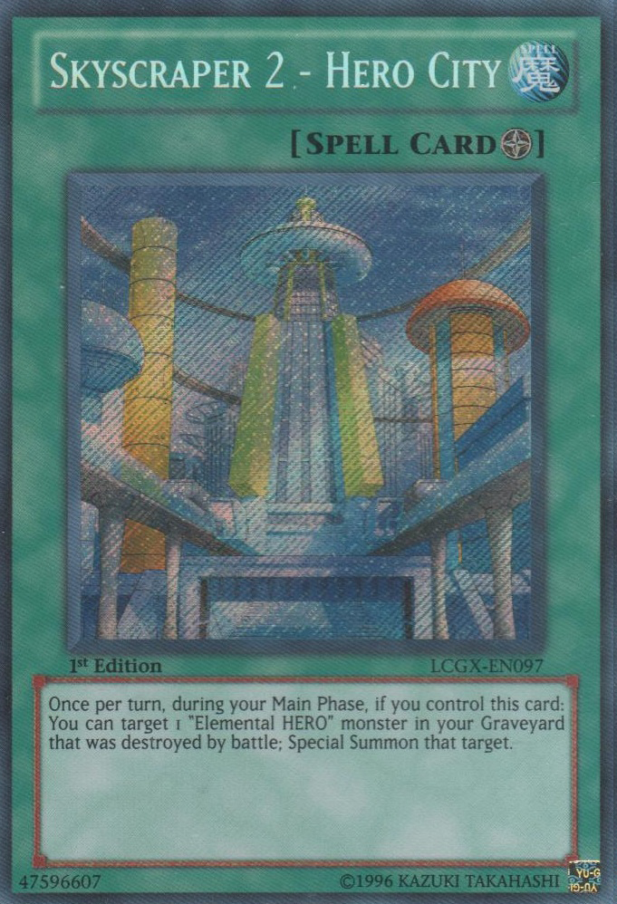 Skyscraper 2 - Hero City [LCGX-EN097] Secret Rare | Odin's Place
