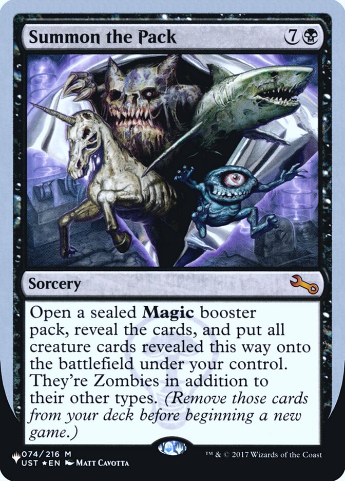 Summon the Pack (Unfinity Foil Edition) [The List] | Odin's Place