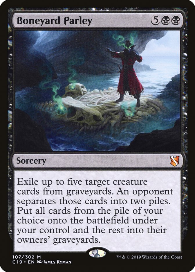 Boneyard Parley [Commander 2019] | Odin's Place