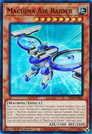 Machina Air Raider [SR10-EN002] Super Rare | Odin's Place