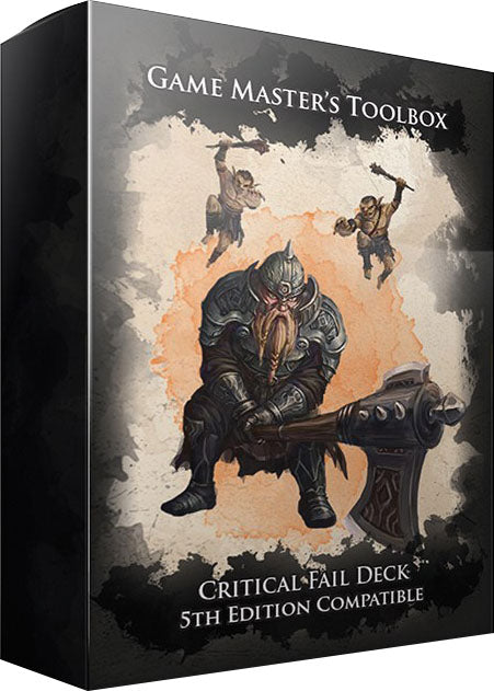 Game Masters Toolbox: Critical Fail Deck | Odin's Place