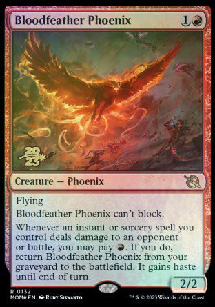 Bloodfeather Phoenix [March of the Machine Prerelease Promos] | Odin's Place