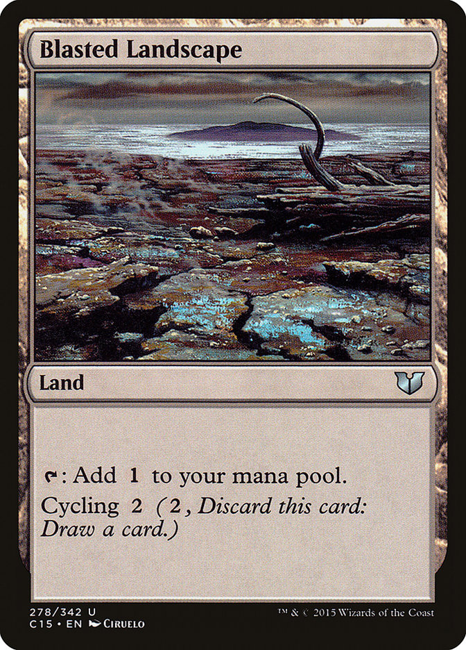 Blasted Landscape (278) [Commander 2015] | Odin's Place