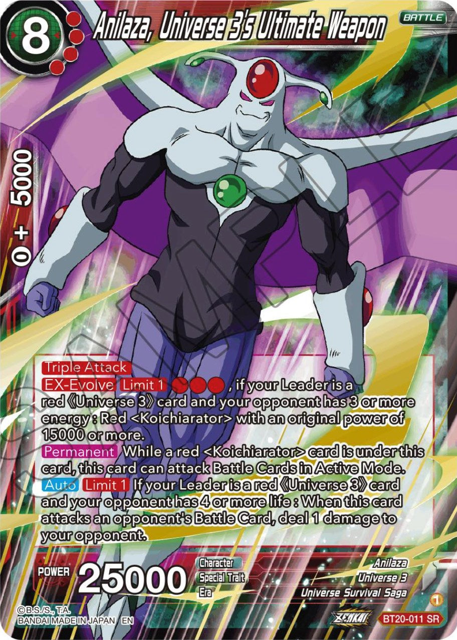 Anilaza, Universe 3's Ultimate Weapon (BT20-011) [Power Absorbed] | Odin's Place