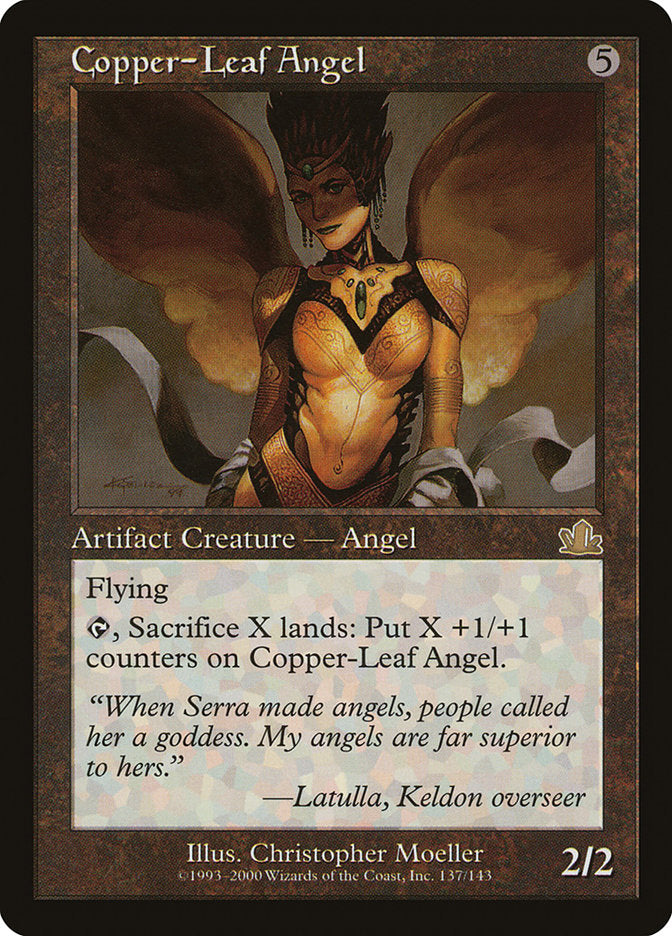 Copper-Leaf Angel (137) [Prophecy] | Odin's Place