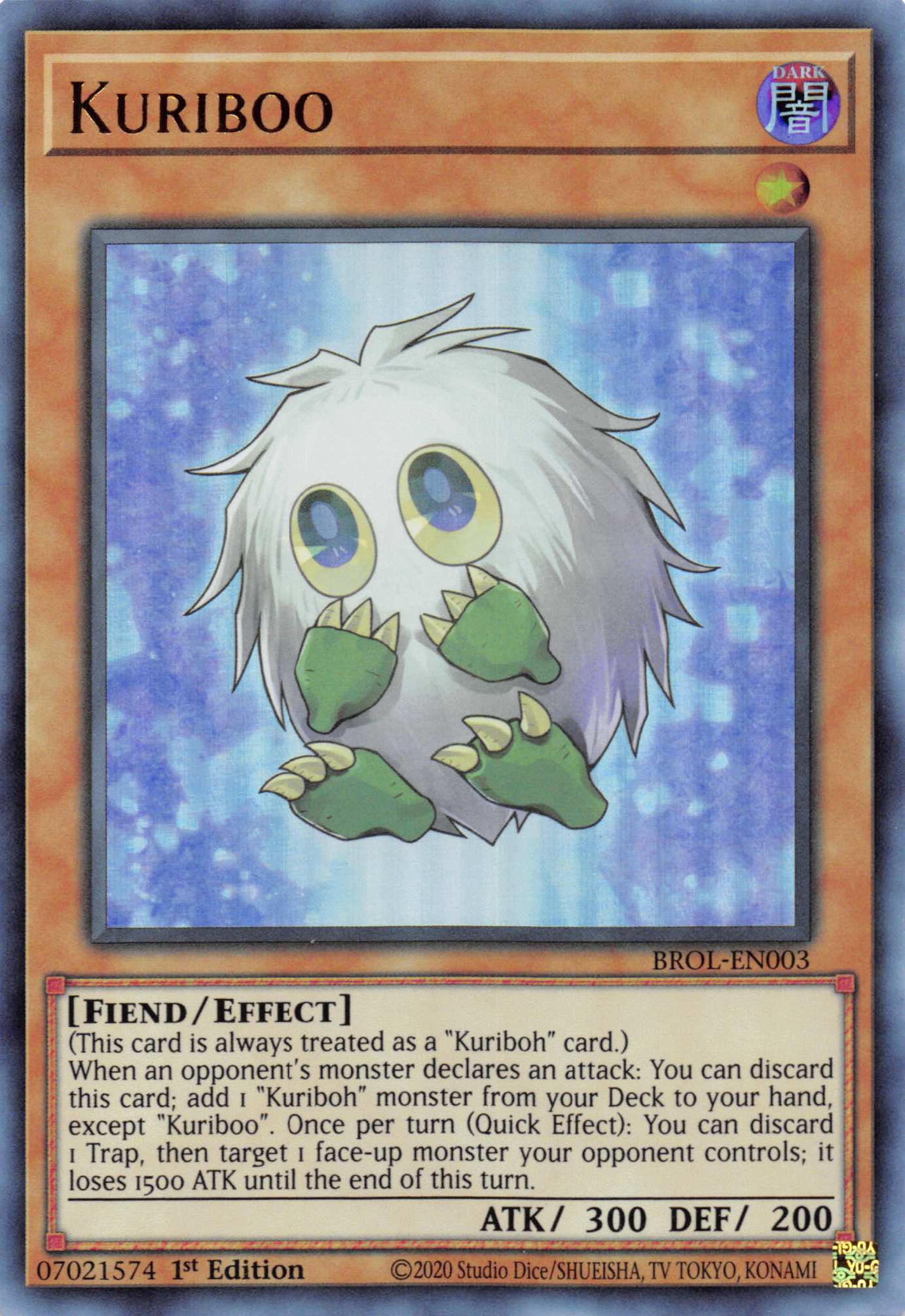 Kuriboo [BROL-EN003] Ultra Rare | Odin's Place