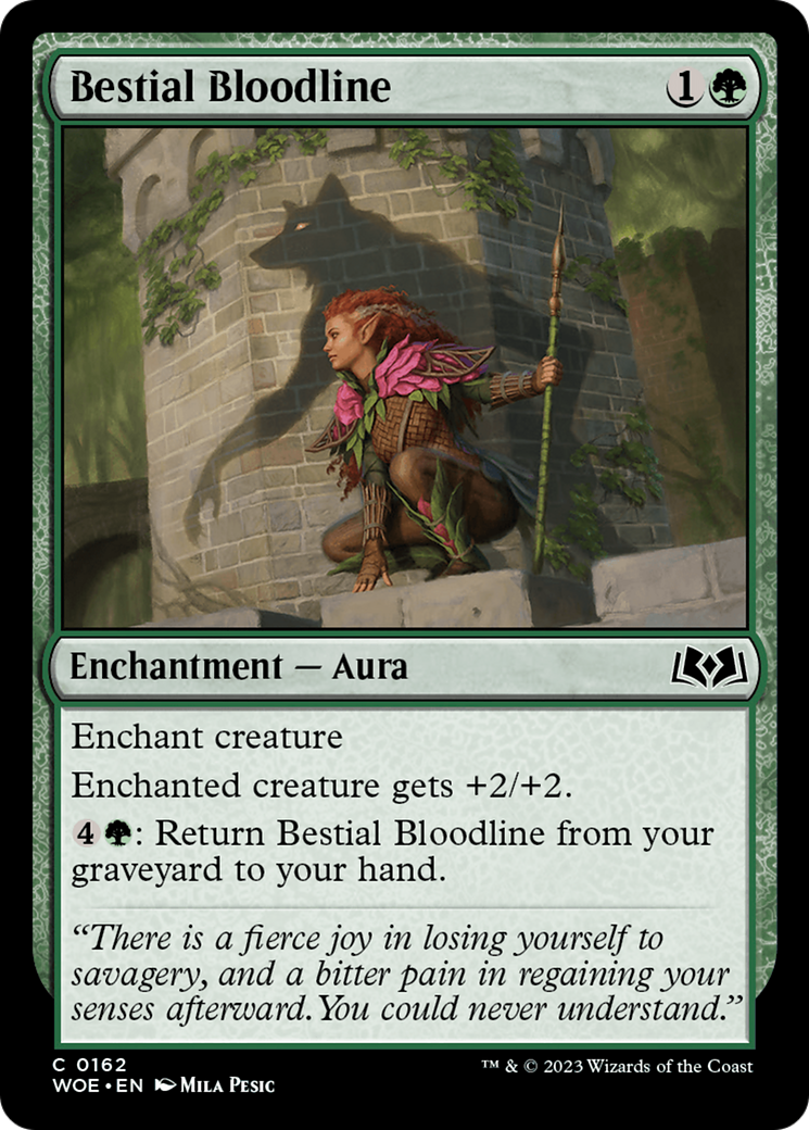 Bestial Bloodline [Wilds of Eldraine] | Odin's Place