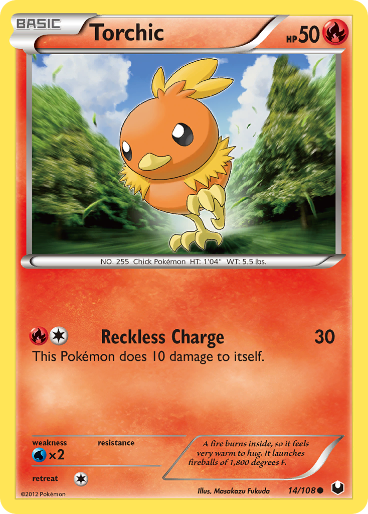 Torchic (14/108) [Black & White: Dark Explorers] | Odin's Place
