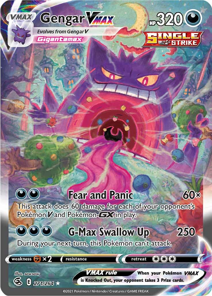 Gengar VMAX (271/264) [Sword & Shield: Fusion Strike] | Odin's Place