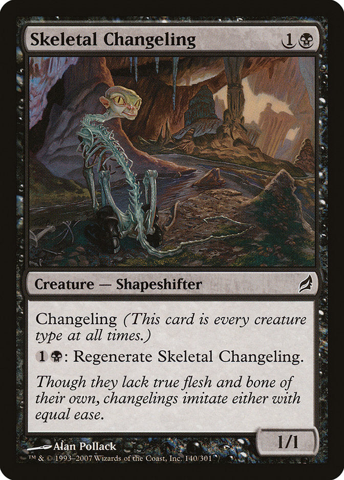 Skeletal Changeling (140) [Lorwyn] | Odin's Place
