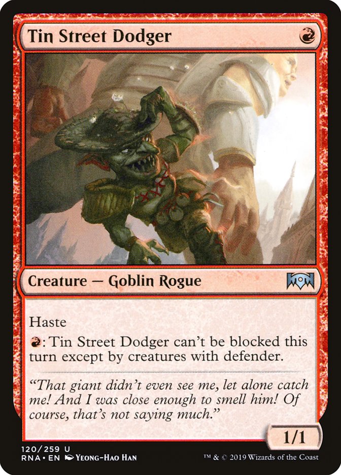 Tin Street Dodger (120) [Ravnica Allegiance] | Odin's Place